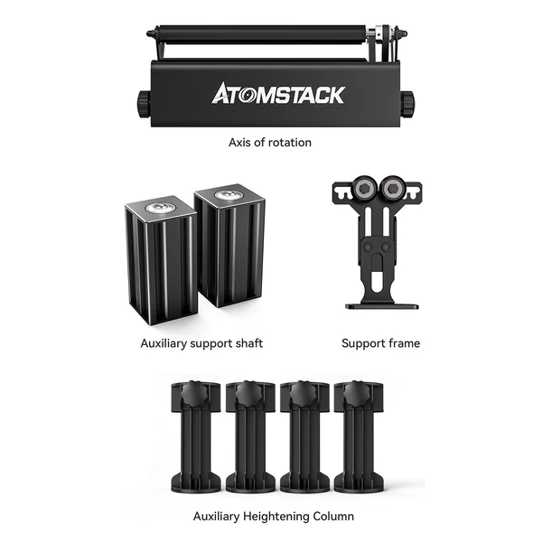 Swiitol E24 Pro 24W integrált szerkezetű lézergravírozó 400x400 mm-es méhsejt munkaasztallal és R3 Pro hengerrel és CR1 vezérlőterminállal és levegősegéd készlettel