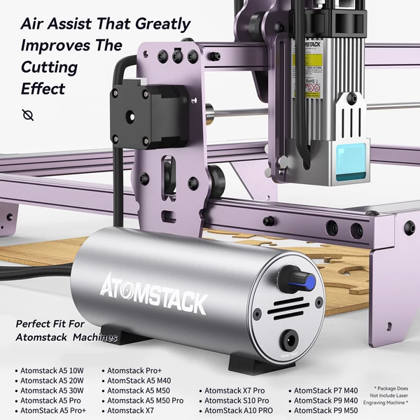 Swiitol E24 Pro 24W integrált szerkezetű lézergravírozó 400x400 mm-es méhsejt munkaasztallal és R3 Pro hengerrel és CR1 vezérlőterminállal és levegősegéd készlettel