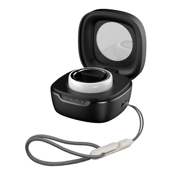 Rogbid R8 Smart Fitness nyomkövető gyűrű, Többféle sportmód Android, iOS rendszerrel - Fehér, 16mm