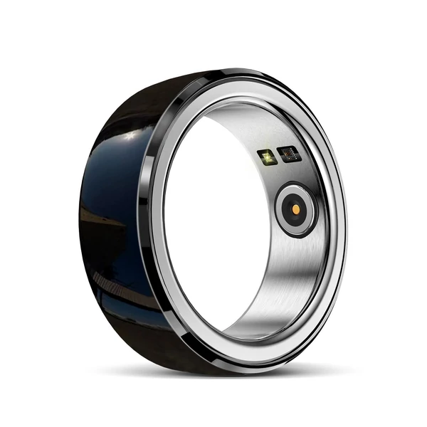 Rogbid R8 Smart Fitness nyomkövető gyűrű, Többféle sportmód Android, iOS rendszerrel - Fekete, 16mm