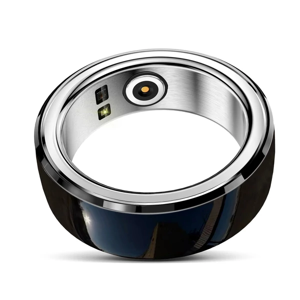 Rogbid R8 Smart Fitness nyomkövető gyűrű, Többféle sportmód Android, iOS rendszerrel - Fekete, 16mm