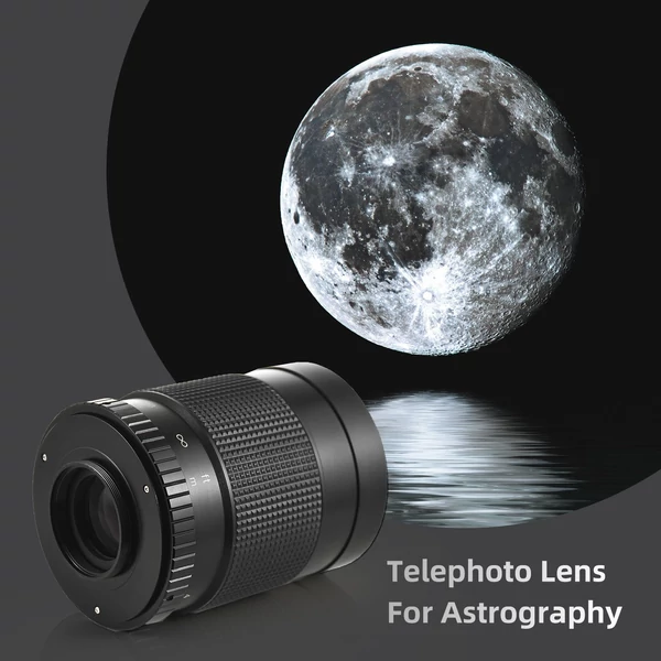 500 mm-es F/7.5 telefotó tükörreflexes objektív T-tartó csere Canon, Nikon, Sony, Fujifilm, Olympus számára