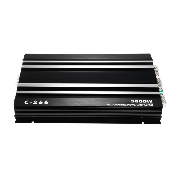 4 csatornás autós audio-erősítő 5800 W 12,0 V ultravékony, négyutas