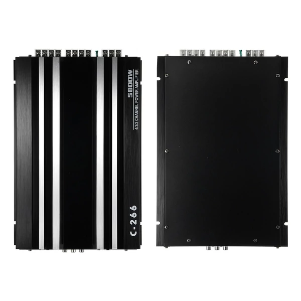 4 csatornás autós audio-erősítő 5800 W 12,0 V ultravékony, négyutas