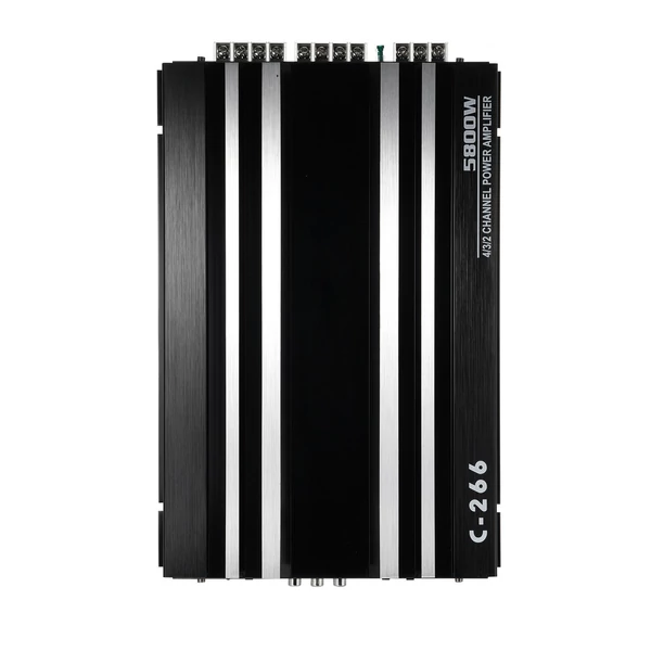 4 csatornás autós audio-erősítő 5800 W 12,0 V ultravékony, négyutas