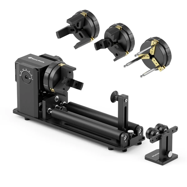 SCULPFUN RA Pro Max 4 az 1-ben forgó tokmány lézergravírozóhoz, Y tengelyű többfunkciós forgóhenger