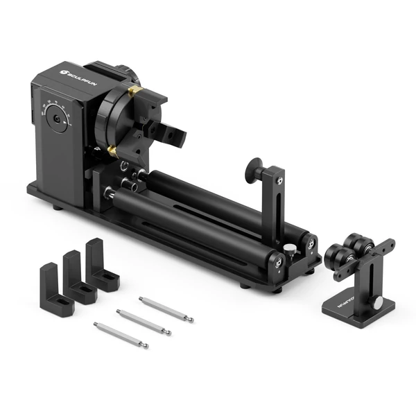 SCULPFUN RA Pro Max 4 az 1-ben forgó tokmány lézergravírozóhoz, Y tengelyű többfunkciós forgóhenger