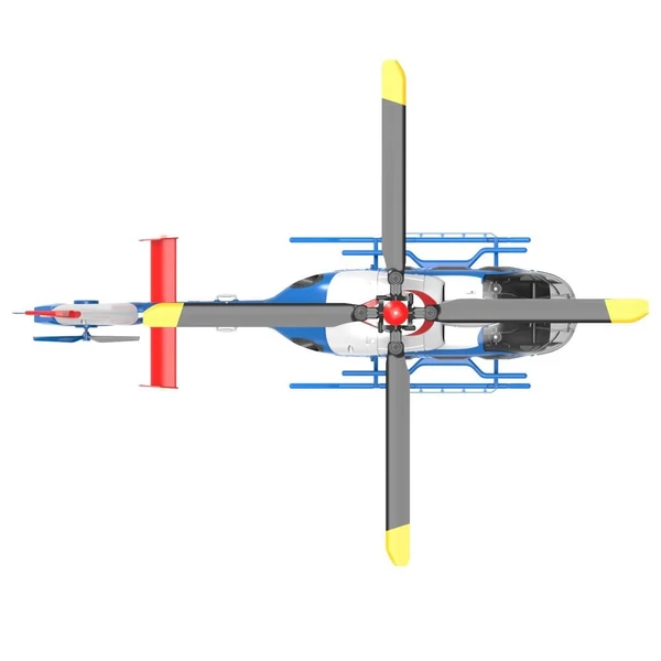 RC ERA C123 2.4G 6CH 6 tengelyes giroszkópos távirányítós helikopter - Kék, 1 akkumulátor