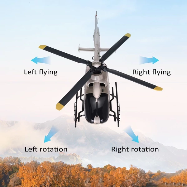 RC ERA C123 2.4G 6CH 6 tengelyes giroszkópos távirányítós helikopter - Pezsgő, 2 akkumulátor