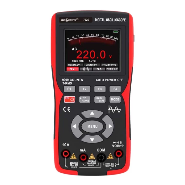 2 az 1-ben kézi LCD digitális multiméter és oszcilloszkóp