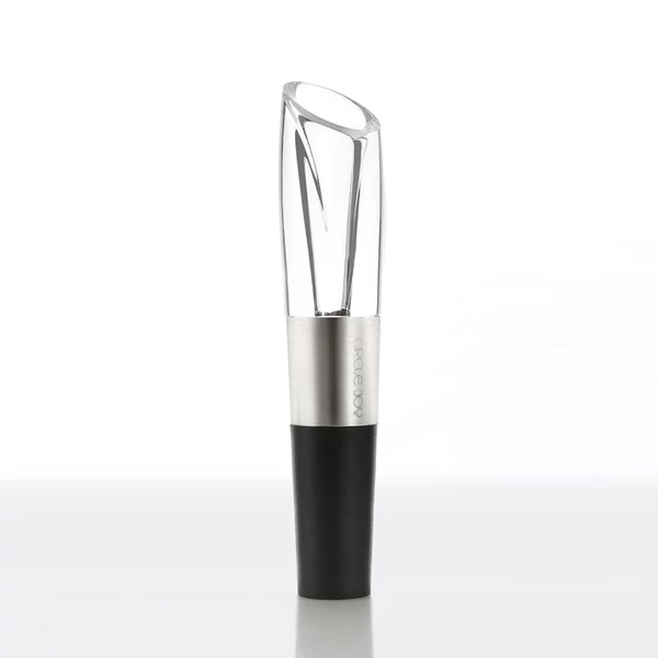 CIRCLE JOY Fast Wine Decanter rozsdamentes acél borkiöntő eszköz, mini vörösboros palack levegőztető