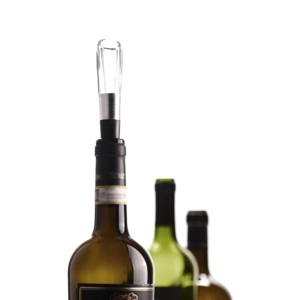 CIRCLE JOY Fast Wine Decanter rozsdamentes acél borkiöntő eszköz, mini vörösboros palack levegőztető