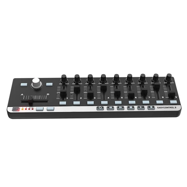 Worlde EasyControl.9 hordozható mini USB 9 Slim-Line Control MIDI vezérlő