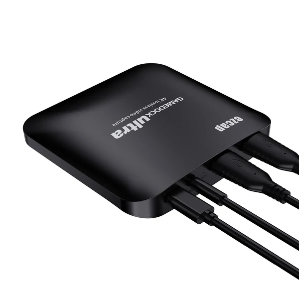 Ezcap326C 4K videojáték-rögzítő kártya, HDR Loop mikrofon 1080P felbontásban