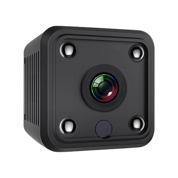 1080P mini kamera, Full HD videokamera 155°-os széles látószöggel, IR éjszakai látás, mozgásérzékelés