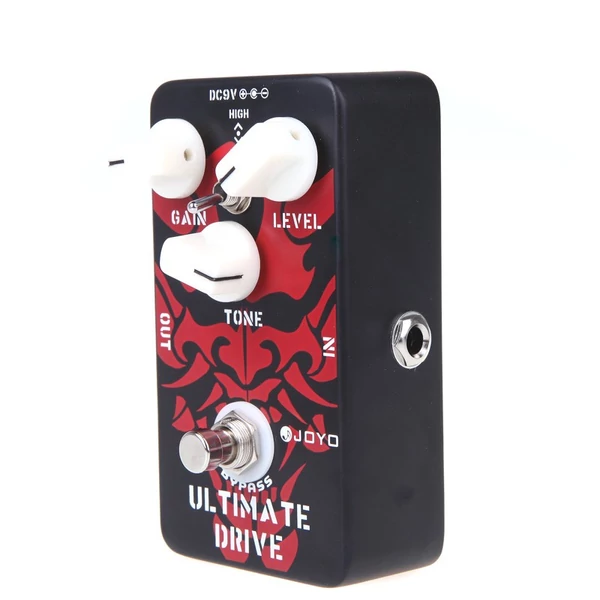 JOYO JF-02 Ultimate Drive, túlvezérelt gitár effekt pedál