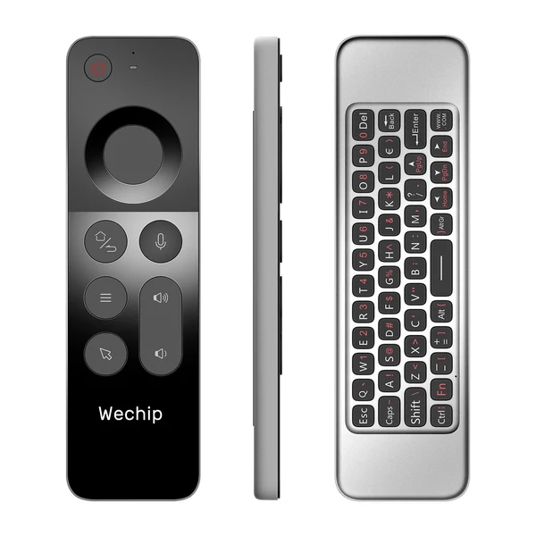 W3 2.4G Air Mouse, Vezeték nélküli billentyűzet, Hangvezérlés, IR tanulás, Távirányító