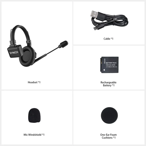 SYNCO Xtalk X1 vezeték interkom, headset rendszer - 1 db