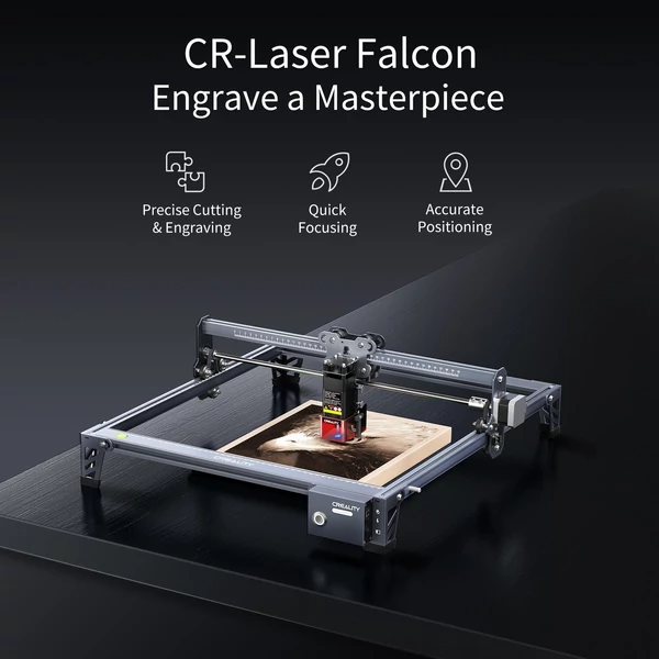 Creality CR-Laser Falcon lézergravírozó 10000mm/perc gravírozási sebesség - 10W