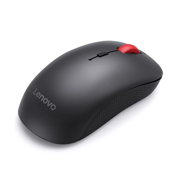 Lenovo M25 Ergonomikus vezeték nélküli egér 2.4G csatlakozással Win10 és MacOS rendszerhez - Fekete