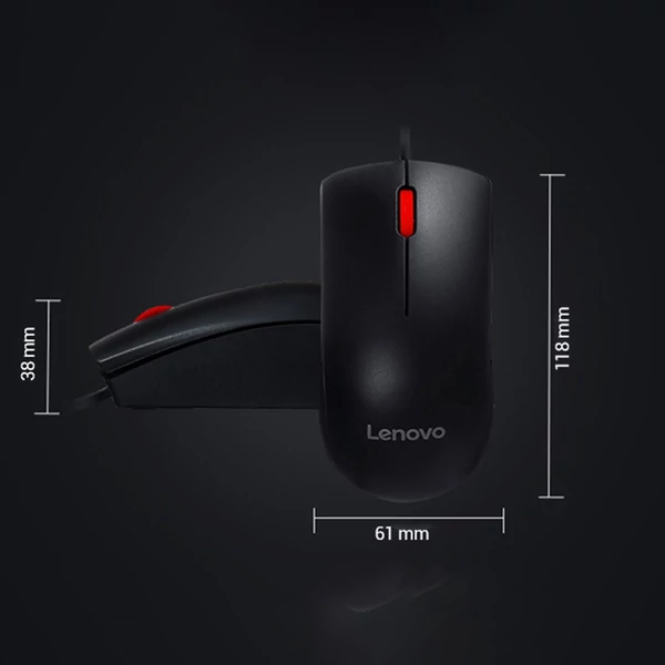 Lenovo M120PRO nagy pontosságú 1600DPI vezetékes egér
