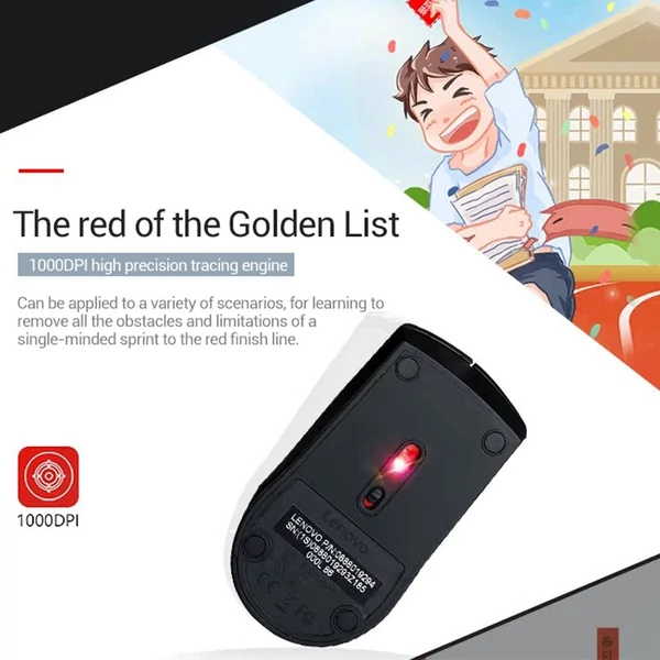 Lenovo M120PRO nagy pontosságú 2,4 G vezeték nélküli egér