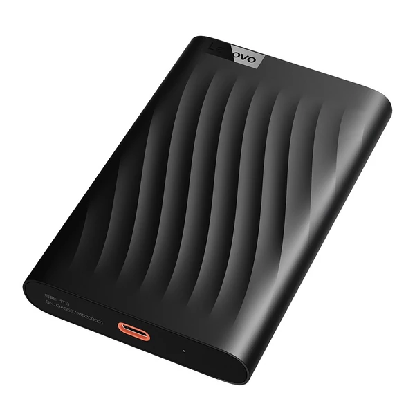 Lenovo F309 Lite hordozható merevlemez SSD – ultragyors, nagy kapacitású mobil tárolási megoldás - Fekete, 2TB