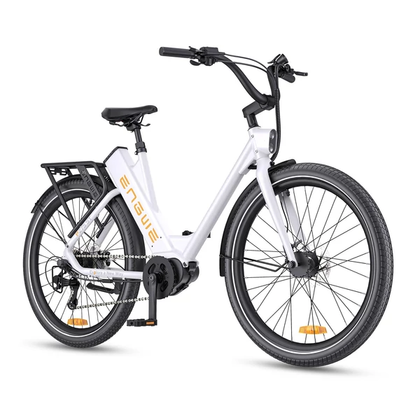 ENGWE P275 ST 27,5 hüvelykes gumi, hosszú távú városi kerékpár, 250 W-os középhajtású motor - Fehér