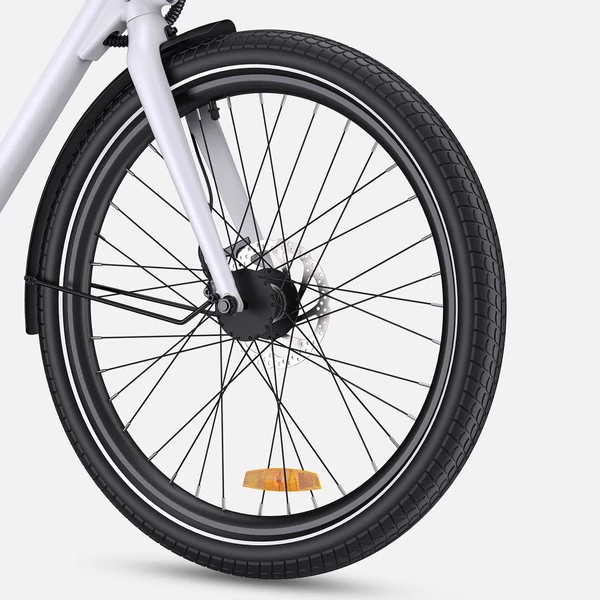 ENGWE P275 ST 27,5 hüvelykes gumi, hosszú távú városi kerékpár, 250 W-os középhajtású motor - Fehér és narancs