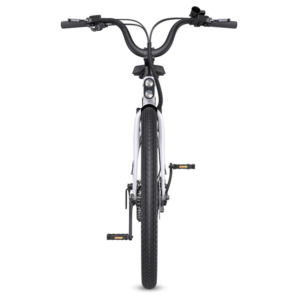 ENGWE P275 ST 27,5 hüvelykes gumi, hosszú távú városi kerékpár, 250 W-os középhajtású motor - Fehér és narancs