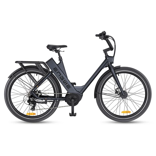 ENGWE P275 ST 27,5 hüvelykes gumi, hosszú távú városi kerékpár, 250 W-os középhajtású motor - Fekete