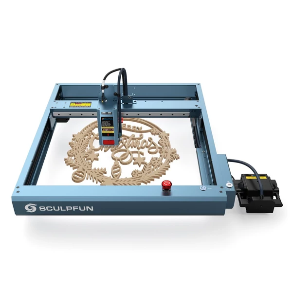 SCULPFUN SF-A9 20 W-os lézergravírozó gép automatikus légrásegítéssel
