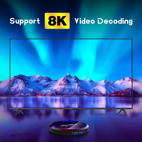 H96Max Android 13.0, Smart TV Box, RK3528 négymagos UHD 4K médialejátszó - 4GB + 64GB