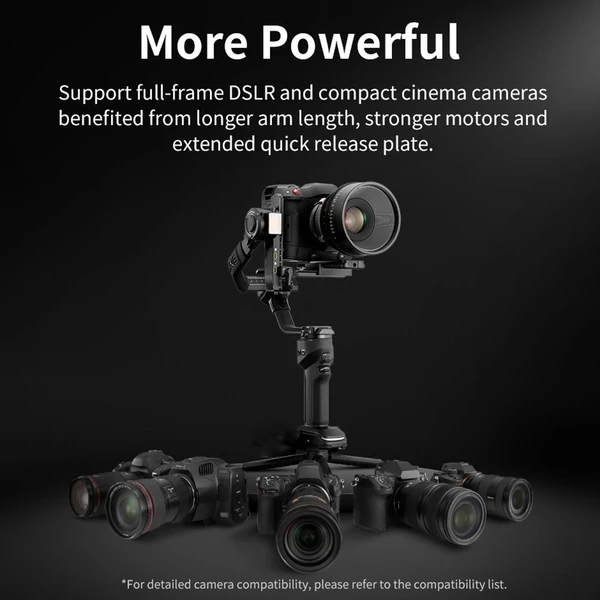 Zhiyun Crane 4 standard kézi 3 tengelyes kamera gimbális stabilizátor