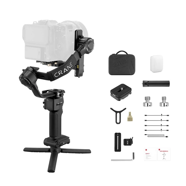 Zhiyun Crane 4 standard kézi 3 tengelyes kamera gimbális stabilizátor