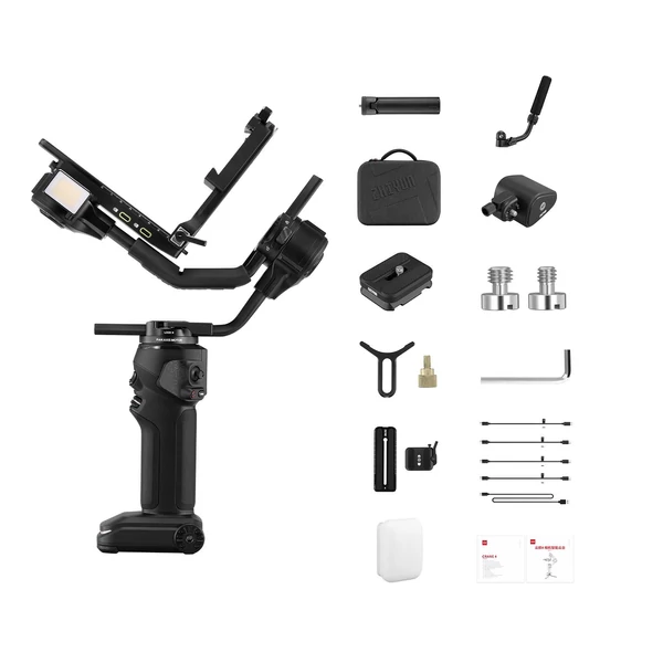 Zhiyun Crane 4 Combo kézi 3 tengelyes kamera stabilizátor