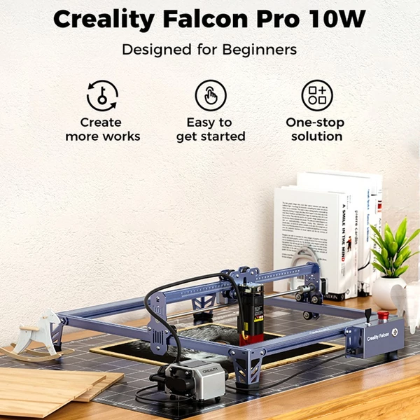 Creality Falcon Pro 10W lézergravírozó 10000mm/perc nagy sebességgel