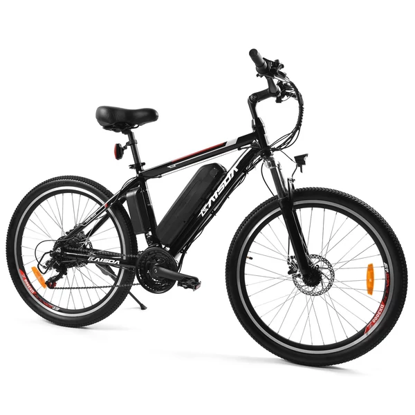 KAISDA K26M 26x1,95 hüvelykes gumi, 250 W-os motor elektromos városi kerékpár - Fekete