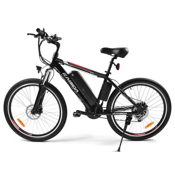 KAISDA K26M 26x1,95 hüvelykes gumi, 250 W-os motor elektromos városi kerékpár - Fekete