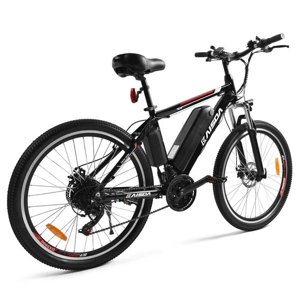 KAISDA K26M 26x1,95 hüvelykes gumi, 250 W-os motor elektromos városi kerékpár - Fekete