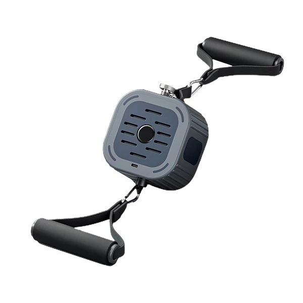 Fitness pumpa, állítható ellenállású szalag 3-17 kg, otthoni edzőeszköz - Szürke