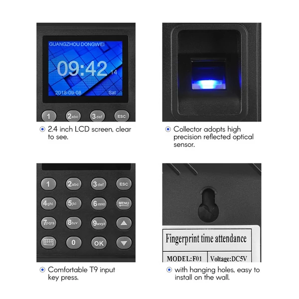 Aibecy biometrikus ujjlenyomat-jelszó-figyelő gép