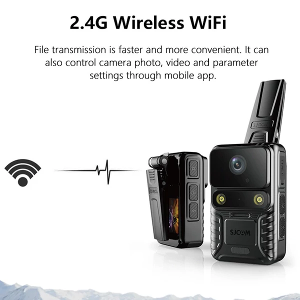 SJCAM A50 4K viselhető testkamera, WiFi sportkamera, videokamera