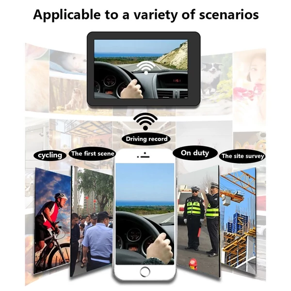 SJCAM A50 4K viselhető testkamera, WiFi sportkamera, videokamera