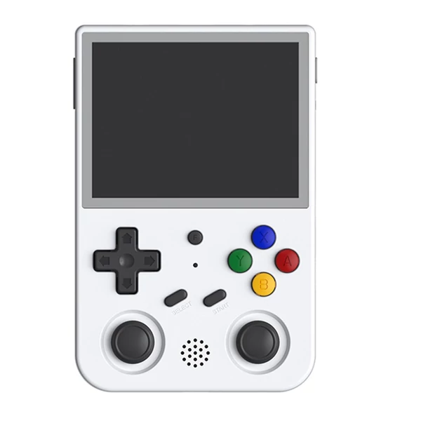 ANBERNIC RG353V retro kézi játékkonzol 3,5 hüvelykes IPS képernyővel és 5G WiFi támogatással - Fehér, 128GB