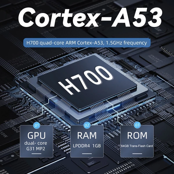 ANBERNIC RG35XX H Retro kézi játékkonzol - nagy teljesítmény - Fekete, 64GB