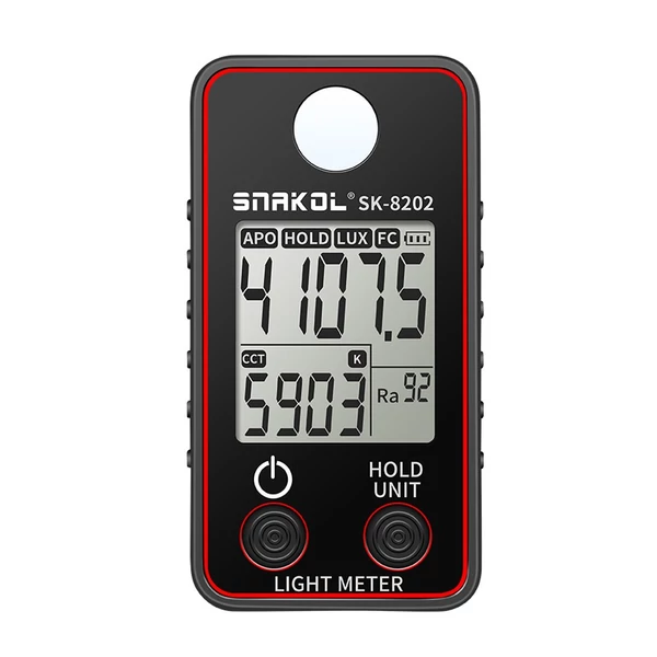 Színhőmérséklet-mérő nagy pontosságú megvilágításmérő 0,5-300000LUX - SK8202