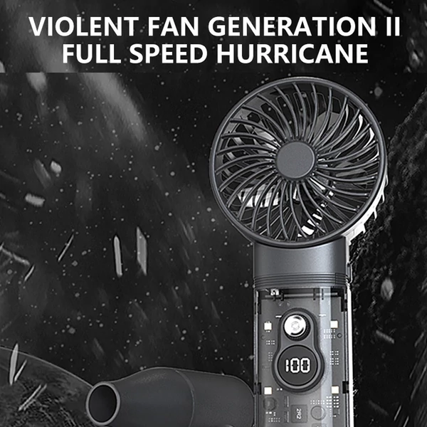 Kézi jet ventilátor 100 000 fordulat / perc kefe nélküli motor, csatorna ventilátor