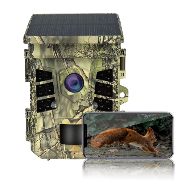 Napenergia 1080p, 16MP, éjjellátó infravörös vadászkamera 2,0 hüvelykes kijelzővel, IP66