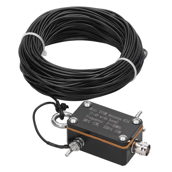 Zseb K24 3-30MHz frekvenciasávos rövidhullámú EFHW antenna